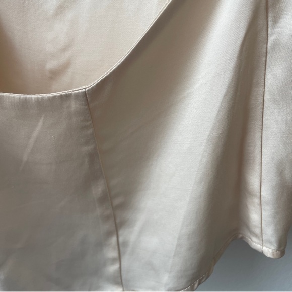 NWT ASTR THE LABEL Pearl white camisole with open back and strappy details S - Picture 8 of 8